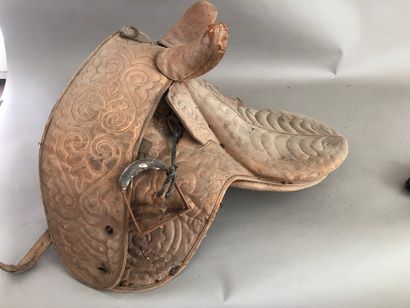 Amazon saddle, 19th century, to be resto...