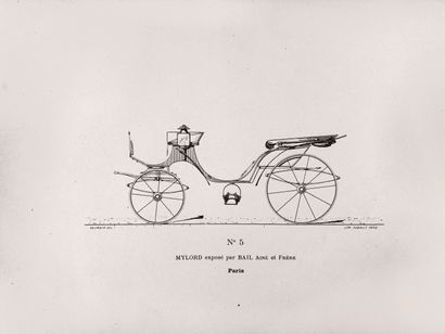null Album of the main cars exhibited in 1878 at the Champ-de-Mars Palace during...