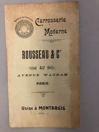 Carrosserie moderne, Rousseau et compagnie...