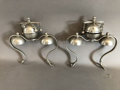 Brass sleigh bells. H.35 cm