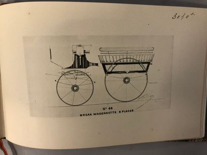 null C. Felber et fils à Paris, 163 boulevard Haussmann, album illustré des voitures...