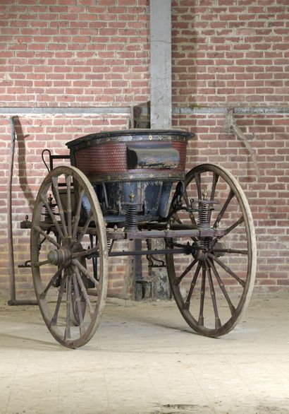 null Three-wheeled carriage called "trirote", circa 1800. Built in Pavia (Italy)...