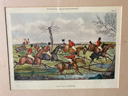 LOT DE GRAVURES ET REPRODUCTIONS Important lot of English and French engravings and...