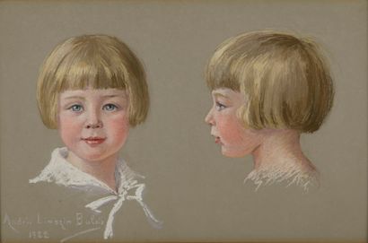 Andrée Limozin-Balas (1886-1981) Andrée LIMOZIN-BALAS (1886-1981)

Portrait de face...