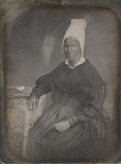 null French Daguerreotypist

The Breton cook

West of France, 1840s.

Large 1/2 plate...