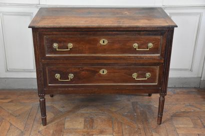 Natural wood chest of drawers, provincial...