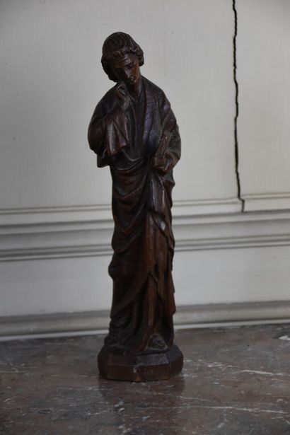 null French school of the 18th century 

Saint Roch 

Sculpture in natural wood 

H....
