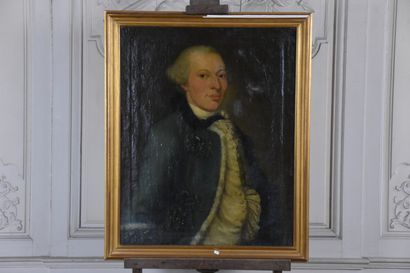 null 
French school of the 18th century





Portrait of a man in a blue suit





Canvas...