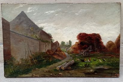 null L. Clarmassiny ? 

Low courtyard

Oil on canvas, 29 x 45,5 cm, signed lower...