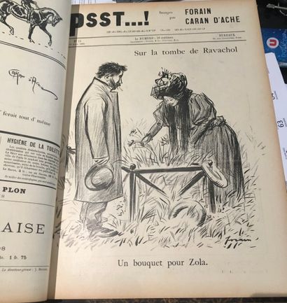 null PSST....(1898-1899). par Forain et Caran d'Ache 

Reccueil de parutions