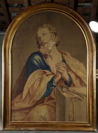 null Flandres, XVIIIe siècle

Portrait de saint Pierre

Tapisserie

Quelques restaurations...