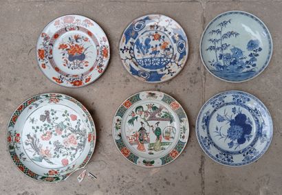 null Lot of porcelain plates from China and Japan, some damaged