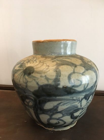 null China

Vase in glazed terracotta

H.20 cm

Accidents