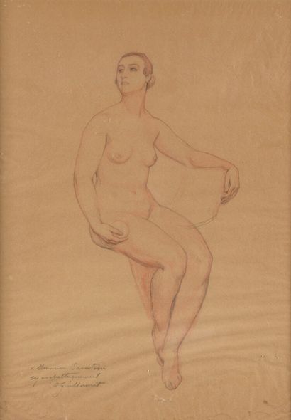 Octave GUILLONNET (1872-1967) 
Study of a...