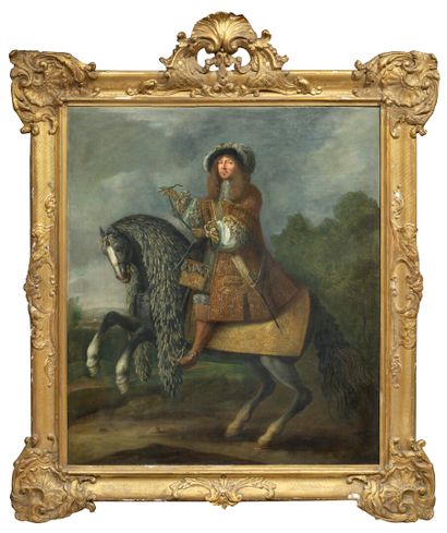null 
Ecole Flamande vers 1680, entourage de Jan Van Kessel

Portrait d'homme à cheval

Toile

91...