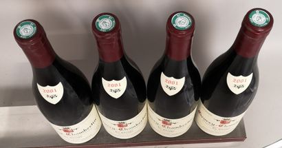 null 4 bottles GEVREY CHAMBERTIN "En Champs" Vieilles Vignes - Domaine Denis MORTET...