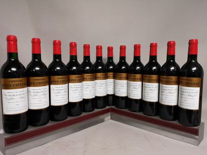 null 12 bottles Château BOYD CANTENAC - 3rd GCC Margaux 2000 In wooden case.
