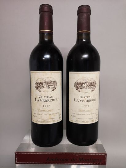2 bottles Château LA VERRERIE - Côtes du...