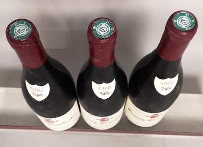  3 bouteilles GEVREY CHAMBERTIN - Domaine Denis MORTET 2000