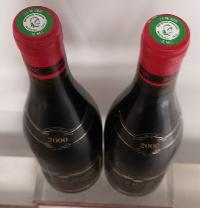  2 bouteilles VOSNE ROMANEE 1er Cru "Les Suchots" - Dominique LAURENT 2000
