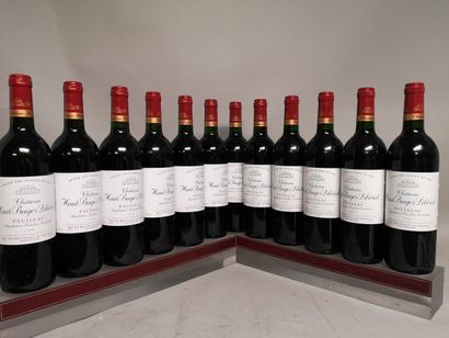 null 12 bouteilles Château HAUT BAGES LIBERAL - 5e GCC Pauillac 1998 En caisse b...