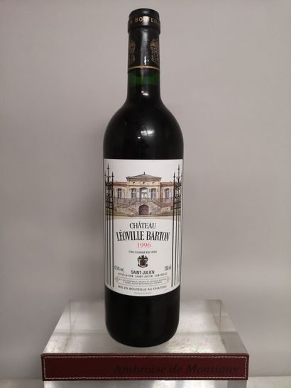 null 1 bouteille Château LEOVILLE BARTON - 2e GCC Saint Julien 1996