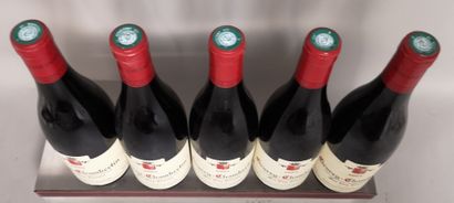  5 bouteilles GEVREY CHAMBERTIN "Mes cinq Terroirs" - Domaine Denis MORTET 2005