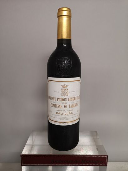 null 1 bottle Château PICHON LONGUEVILLE COMTESSE de LALANDE - 2nd GCC Pauillac 1998...