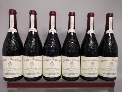 6 bouteilles CHATEAUNEUF DU PAPE - Château...