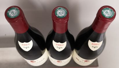null 3 bottles MARSANNAY "Les Longeroies" - Domaine Denis MORTET 2002