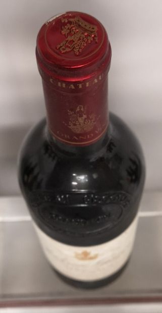 null 1 bottle Château GISCOURS - 3rd GCC Margaux 1996 Stained label.