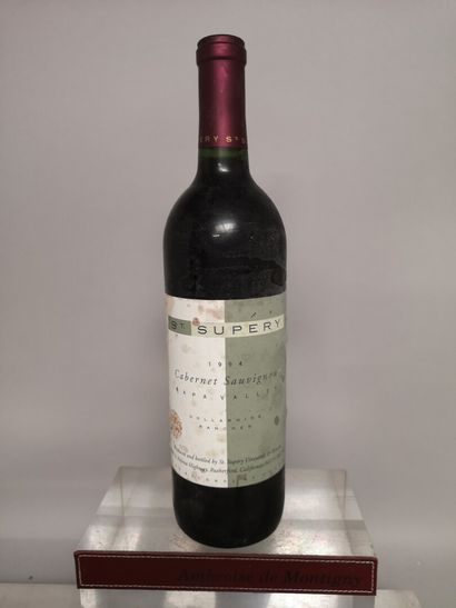  1 bouteille NAPA VALLEY CABERNET SAUVIGNON "Dollarhide Ranch" - St. SUPERY 1994...