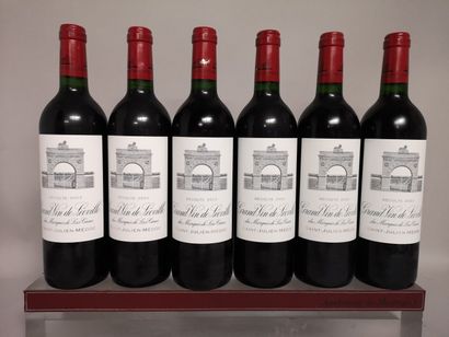 6 bouteilles Château LEOVILLE LAS CASES -...