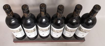 null 6 bottles Château LEOVILLE BARTON - 2nd GCC Saint Julien 2000 In wooden cas...