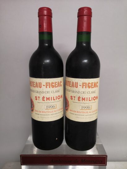 2 bouteilles Château FIGEAC - 1er Cru Classé...
