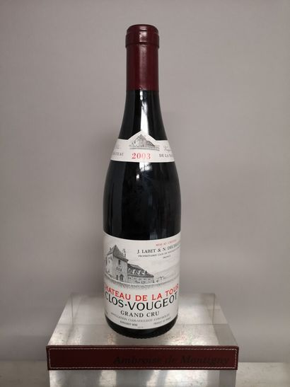 1 bouteille CLOS DE VOUGEOT Grand Cru - Château de La TOUR 2003