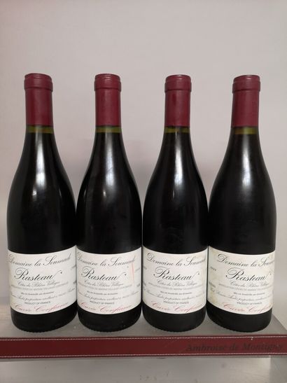 null 4 bottles Côtes DU RHONE VILLAGES RASTEAU "Cuvée Confiance" - Domaine de La...