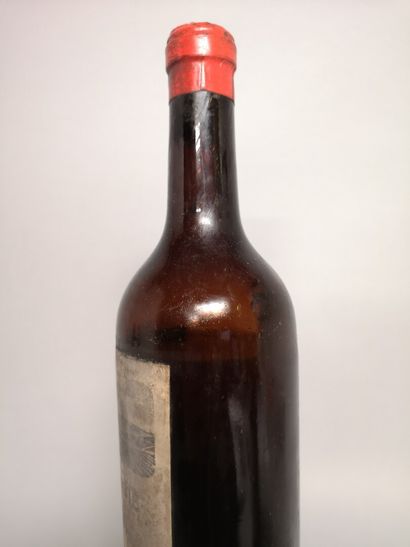 null 1 bouteille Château PAVIE - 1er Grand Cru Classé de Saint Emilion 1918 Etiquette...