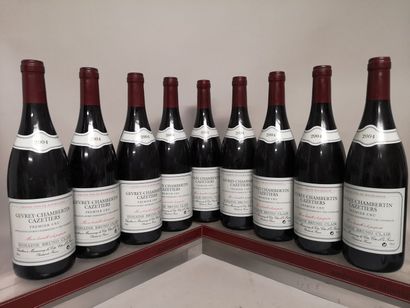 9 bouteilles GEVREY CHAMBERTIN 1er Cru 