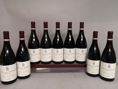 null 9 bouteilles CLOS DES LAMBRAYS Grand Cru - Domaine des Lambrays 2006 Etiquettes...