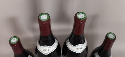  4 bouteilles CHAMBERTIN Grand Cru "Clos de Bèze" - Domaine Bruno CLAIR 2004