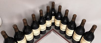  12 bottles Château MONBOUSQUET - Grand Cru Classé de Saint Emilion 2001 In wooden...