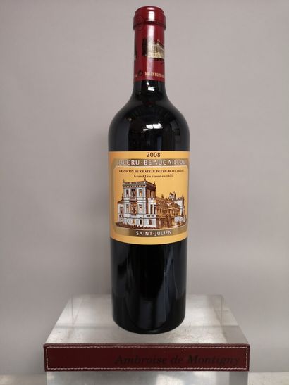 null 1 bottle Chateau DUCRU BEAUCAILLOU - 2nd GCC Saint Julien 2008