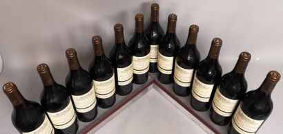 null 12 bottles Château MONBOUSQUET - Grand Cru Classé de Saint Emilion 2000 In wooden...