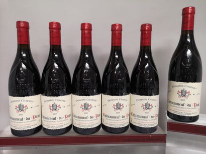 6 bottles CHATEAUNEUF DU PAPE - Domaine CHARVIN...