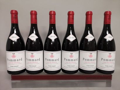  6 bouteilles POMMARD 1er Cru "Clos des Epeneaux" - Comte ARMAND 2003 En caisse ...
