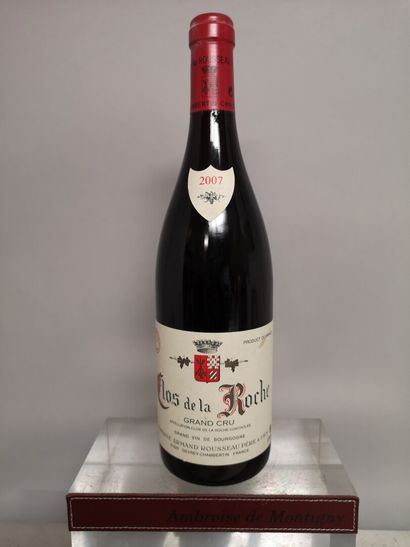 1 bouteille CLOS DE LA ROCHE Grand Cru -...
