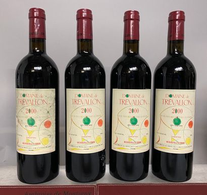 4 bottles Domaine de TREVALLON - VDP Bouches...