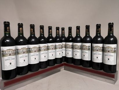 null 12 bottles Château LEOVILLE BARTON - 2nd GCC Saint Julien 2000 In wooden ca...