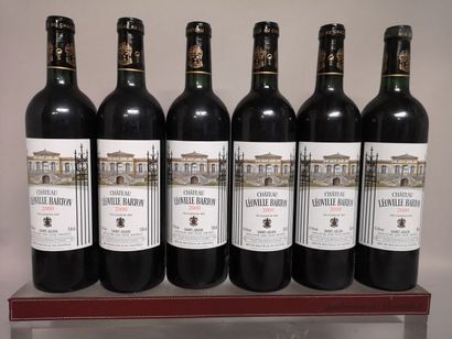 6 bouteilles Château LEOVILLE BARTON - 2e...